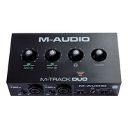 Interface M-audio M-track Duo Usb De 2 Canais