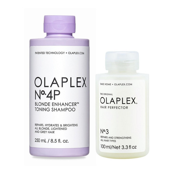 Kit Shampoo Morado No.4p Tratamiento No. 3 Olaplex 100 Ml