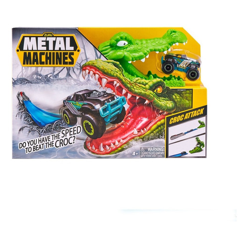 Lanzador Croc Attack - Pista Metal Machines - Vamos A Jugar Color Multicolor