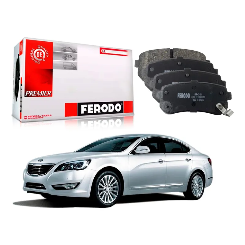 Pastilha Freio Traseiro Cerâmica Cadenza 3.5 V6 2011 A 2016