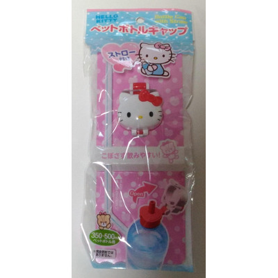 Sanrio Hello Kitty Tapa De Botella De Agua Con Paja [product