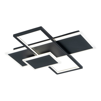 Plafon Led Glinter 40w Deco Moderno 201347 Tz - Negro