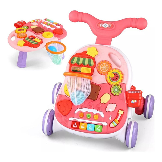 Andador Caminador Bebe Luz Sonido Set De Actividades Novedad