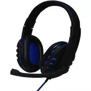Headset Gamer Usb Oex Bit Hs206 Com Microfone Preto E Azul