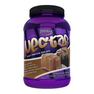 Nectar Whey Protein Isolado (907g) - Syntrax Sweets Sabor Chocolate Truffle