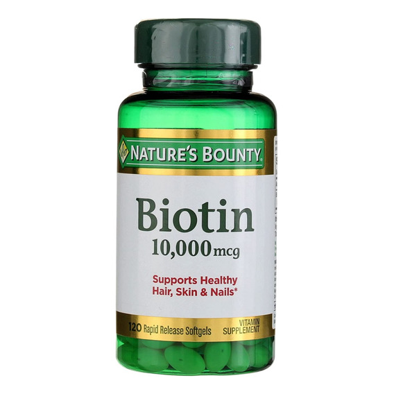 Biotina 10.000 Mcg 120 Capsulas - Unidad a $83607