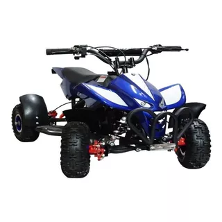  Mini Quadriciclo Dsr 49cc Dsr Cor Azul Detalhes Brancos