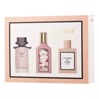 Set Perfume Loción Guc Regalo Novia Mama Dama Fragancia Muje