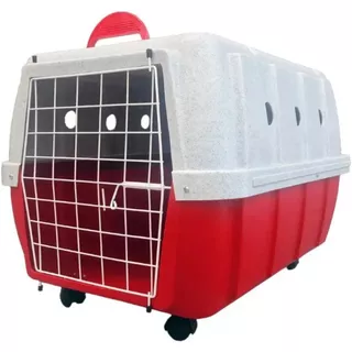  Caixa De Transporte  Para Animais De Estimação  Clicknew Caixas De Transporte Nº 3 Vermelho Tamanho N°3