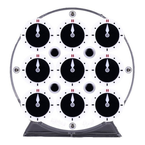 Clock Qiyi Puzzle Reloj Profesional Qiyi Color De La Estructura Blanco