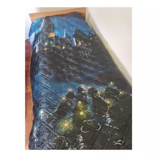 Harry Potter 1 1/2plaza Cover Quilt Acolchado Liviano