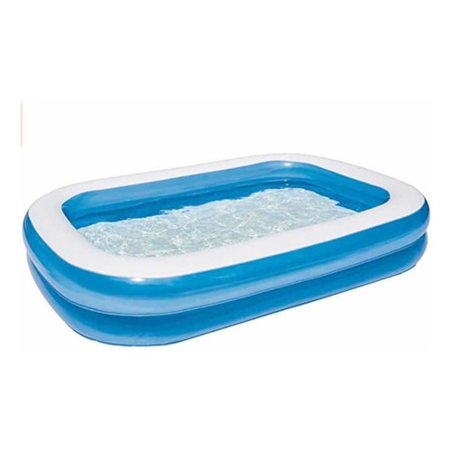 Alberca Piscina Inflable Rectangular 2.62 X 1.75 X .51 M Color Azul