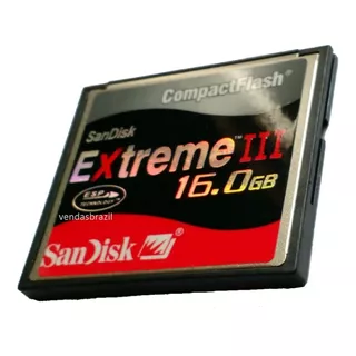 Cf Cartão Compact Flash Sandisk 16gb Extreme3