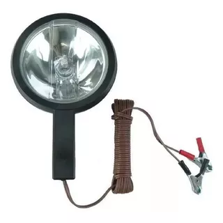 Lanterna Refletor Longo Alcançe 12v - Capivara Com Garra Cor Da Lanterna Preto Cor Da Luz Branco