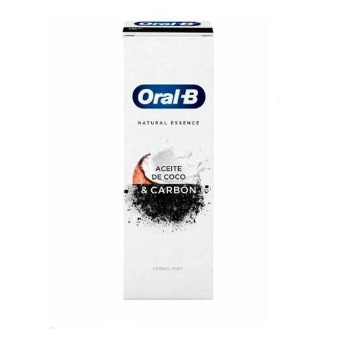 Pasta Dental Blanqueadora Oral B Gel Carbon Activo 102 Grs