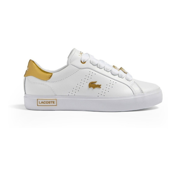 Tenis Lacoste Powercourt 2.0 En Piel Para Mujer 