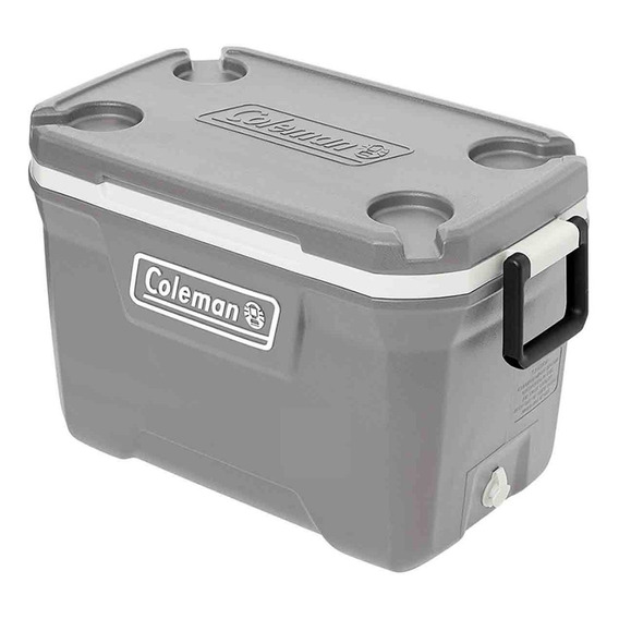 Hielera Coleman 49l Nevera 52qt Gris 80 Latas Portatil Asas