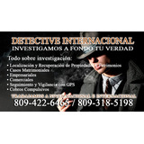 Investigador Privado En Bani Rd.8294189898