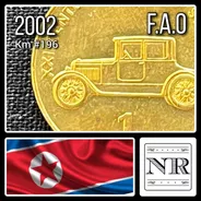 Corea Del Norte - 1 Chon - Año 2002 - Diseño Auto Km #196