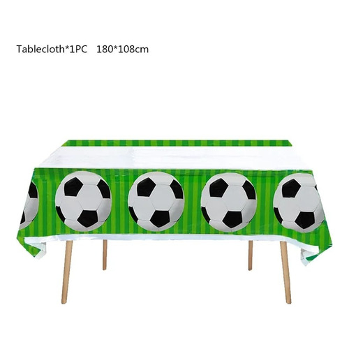 Mantel Decorativo Con Diseños Infantiles Para Cumpleaños Color Variado Futbol 2