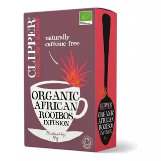 Clipper 20 Saquitos Te Rooibos 100% Organico Caffeine Free 