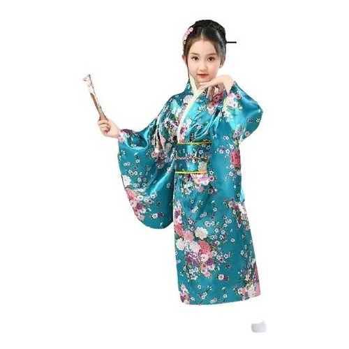 Vestuario y Calzado Traje De Kimono Japonés Tradicional Niña Yukata Cos  