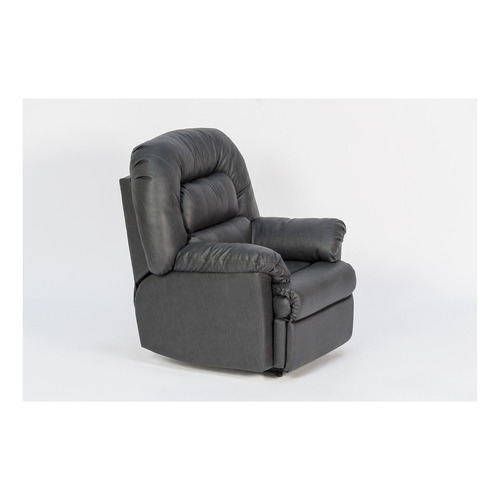 Sofa Individual Reclinable Poltrona London Plus Altadensidad Color Negro