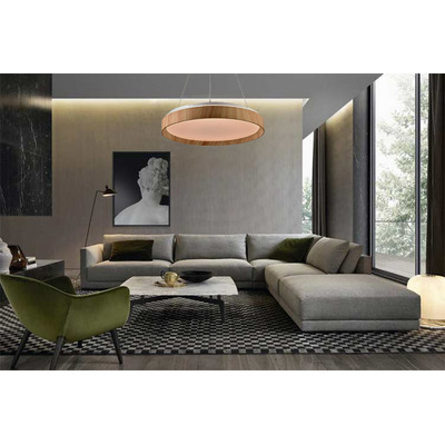 Colgante Bore Led Madera Control Remoto Dimerizable Vk