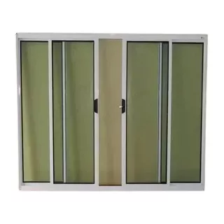 Vitro De Alumínio Branco 4folhas S/grade 100x100 L18 Modular