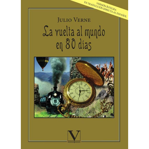La Vuelta Al Mundo En 80 Días, De Julio Verne. Editorial Verbum, Tapa Blanda En Español, 2015