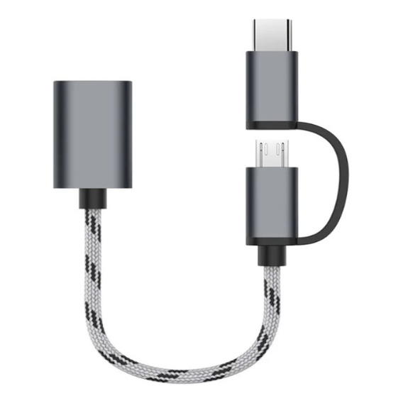 Cable Convertidor Tipo C Y Micro Usb A Usb 3.0 Otg Celulares