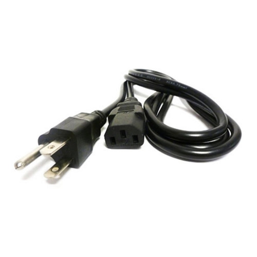 Cable De Poder Trifasico Electrica Vorago 1.5 Mts Cab-122 Color Negro