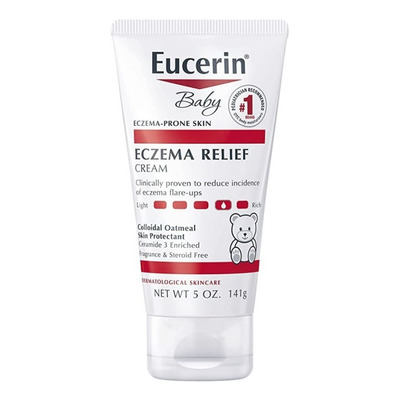 Eucerin Baby Eczema Relief Crema Para Rozaduras Dermatitis Alivia Rojeces E Inflamación 141g