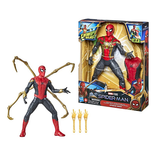 Figura De Acción Marvel Spider-man Traje Integrado +3