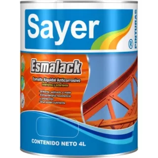 Esmalack Aluminio Sayer 4 Lt