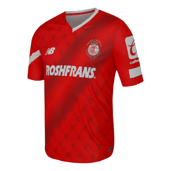 Jersey New Balance Futbol Toluca Local Fan 23/24 Hombre Rojo