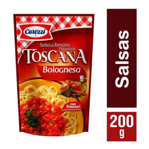 Carozzi Salsa De Tomate Toscana Bolognesa 200 Gr
