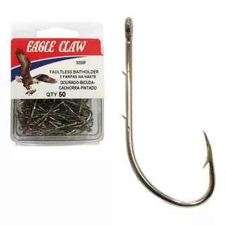 Anzol Eagle Claw 3200 Escolha 4 6 8 10 12 14 Americano C/50