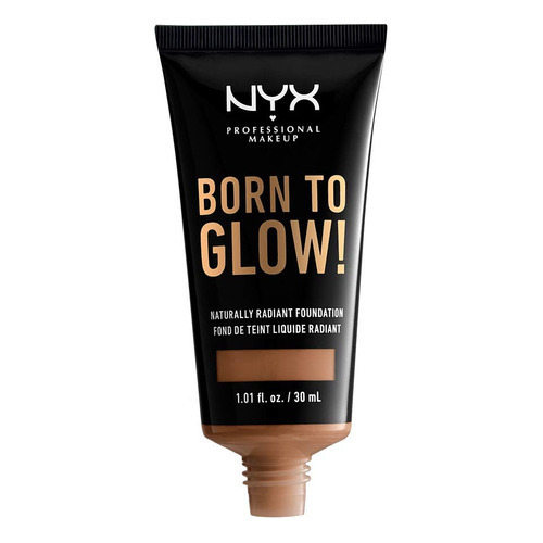 Base de maquillaje NYX Professional Makeup BORN TO GLOW True Beige Born to glow tono 16 mahogany - 20mL 100g