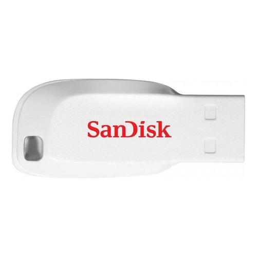 Memoria Usb Sandisk Cruzer Blade De 16gb, Blanco