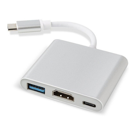 Adaptador De Cable Usb C Hdmi 3 En 1 4k Macbook Pro Usb 3.1