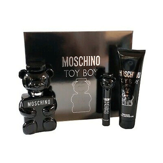 Set Toy Boy Caballero Moschino 3 Pz