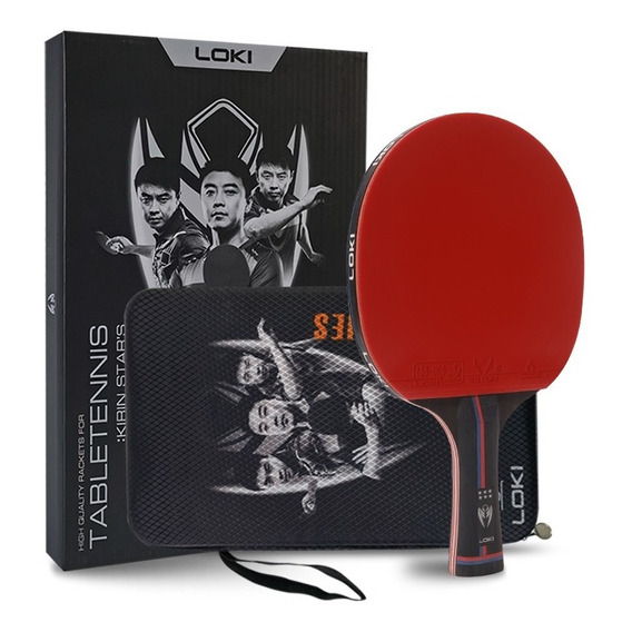 Paleta De Ping Pong Loki 6 Estrellas Pro Carbon Performance