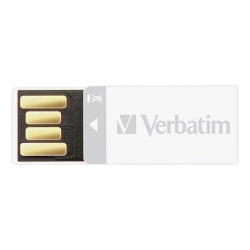 Pendrive Verbatim Store 'n' Go Clip-it 16GB 2.0 blanco