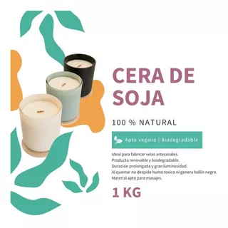 Cera De Soja 1kg