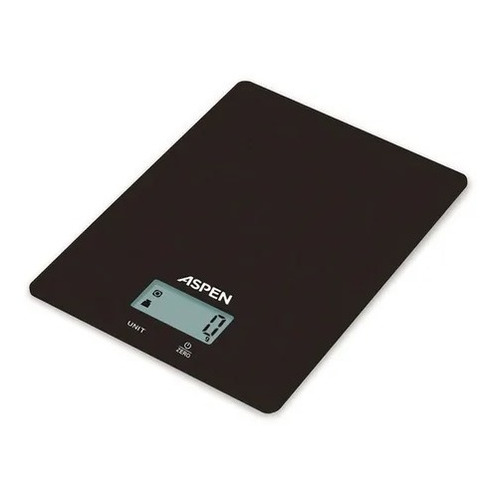 Balanza Digital De Cocina Aspen Bc200 Slim 3kg - 3000g O Ml Capacidad máxima 3 kg Color Negro