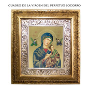Cuadro Virgen Del Perpetuo Socorro 45x40 Cm
