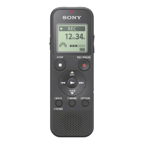 Grabador De Voz Digital Monofonica Sony Px370 Color Negro