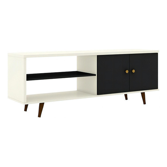 Mesa Para Tv - Mueble Para Televisor Hasta 60 Color Negro