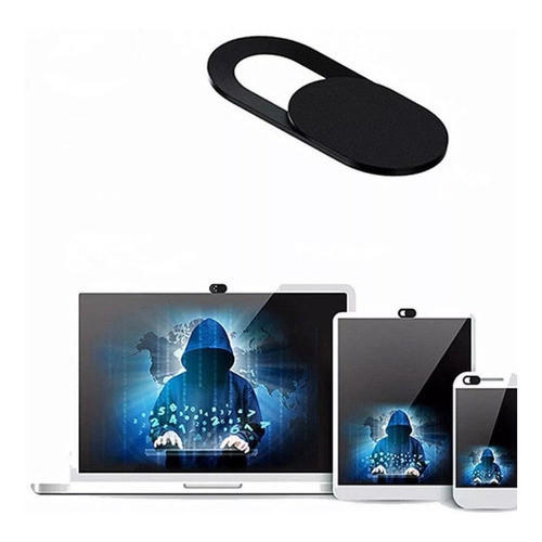 Tapa Webcam Cover Spyslide Protector Camara Notebook Color Negro
